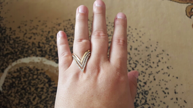Punk Rings Wholesale Rose Gold Plated Geometric Triangle Ring For Women CZ Diamond Ring Bague Anelli Donna Anillos Mujer