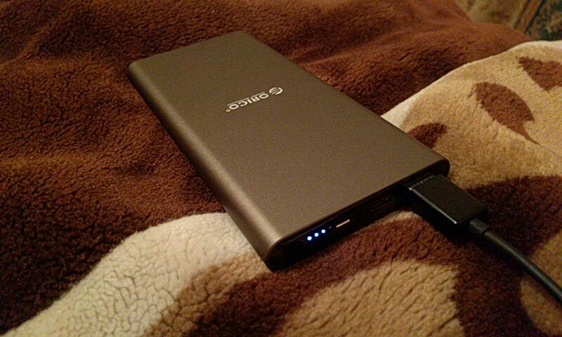 USB-C Type-C 10000mAh Portable External Battery /Portable Charger/ Power Bank for iPhone, iPad, Samsung & more (ORICO T1-V1-BK)