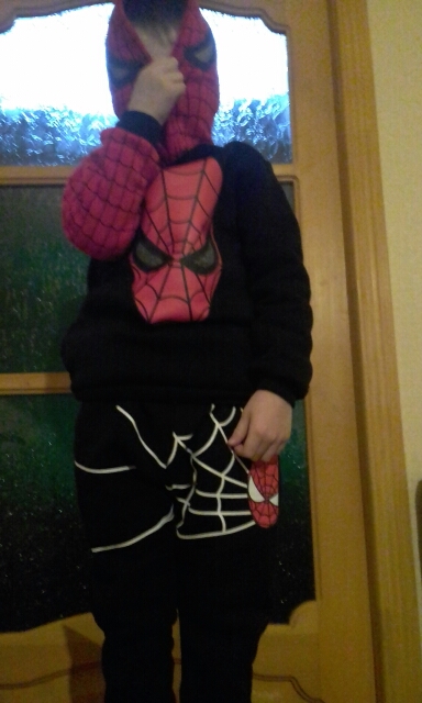 New year Baby clothes Spiderman thick Boys Clothing sets Sport suit Christmas boys Autumn winter spider man cosplay clothes