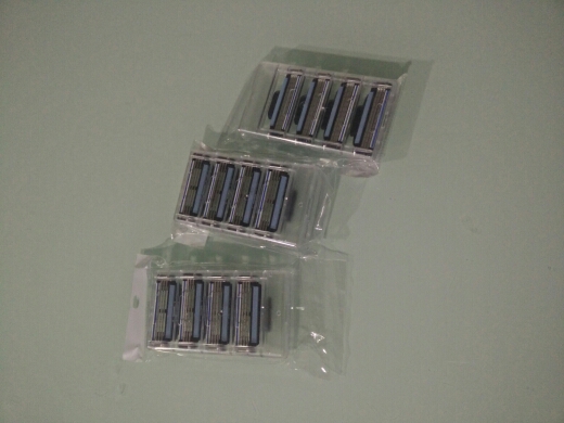The best quality sharp razor blades for men shaving mache 3 razor blade standard for all the countries men 4pcs/lot