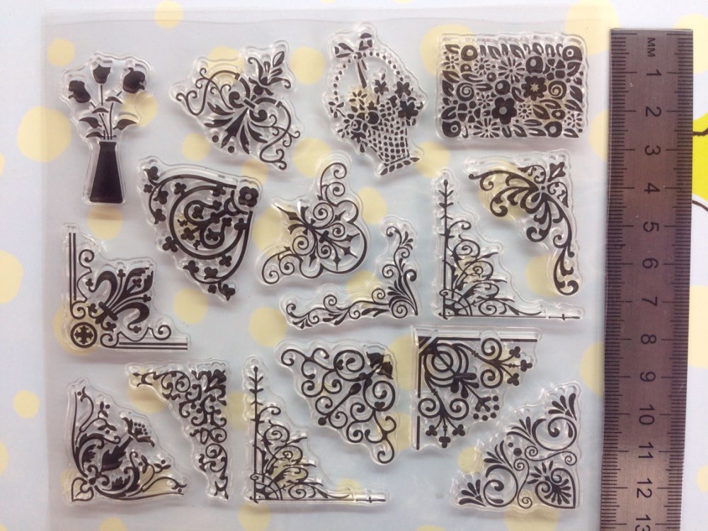 CCINEE Promotions One Sheet Transparent Stamp Flower Vine DIY Scrapbooking/Card Making/Christmas Decoration Supplies