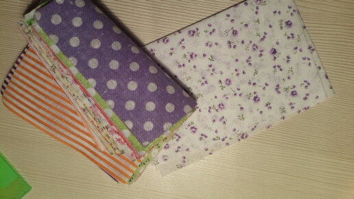 Random Color Thin Charm Packs Patchwork Cotton Fabric No Repeat Design Tissue Sewing Fabric 30 pcs/lot 10*12 CM