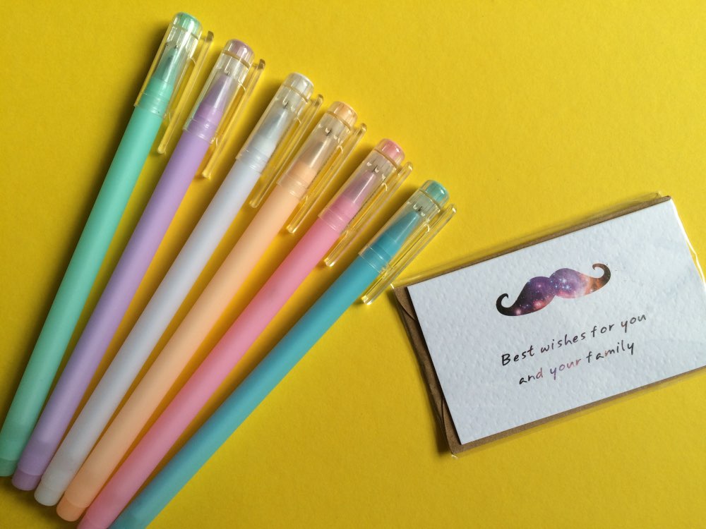 6 pcs/Lot Jelly gel ink pen Crystal love 0.38mm black lapices pens Canetas Stationery Office accessories school supplies 6843