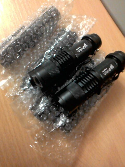 Mini Flashlight ZOOMABLE 7W CREE Q5 2000lm ZOOM Tactical AA 14500 battery Flashlight Torch Lamp