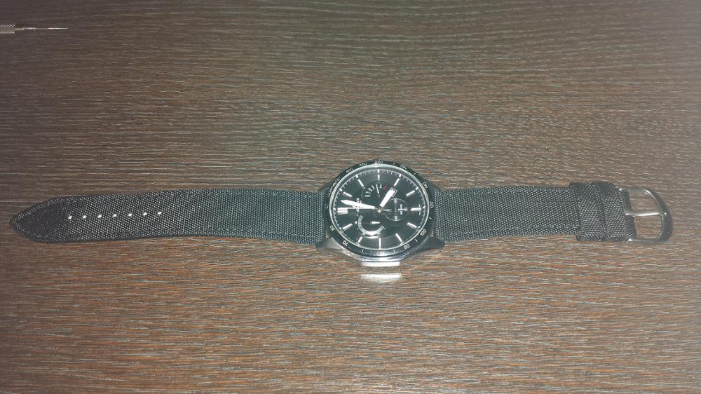 New Arrival Canvas Genuine leather inner Watchband Canvas Two Parts Watch Strap 18mm 20mm 22mm 24mm