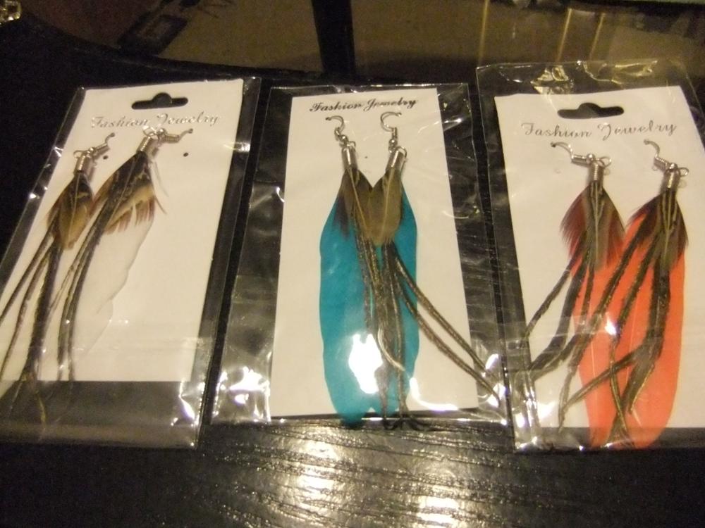 2016 New Arrival Fashion Vintage Feather Long Drop Earrings For Women Beautiful Earrings Birthday Gift