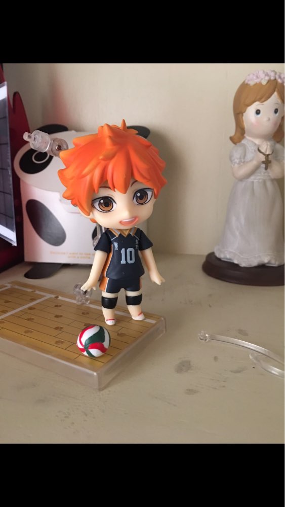 Japanese Anime Figure Nendoroid Haikyuu!! Hinata Syouyou #461 PVC Action Figure Model Doll Toy 4" 10cm