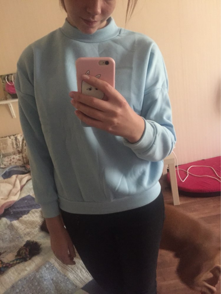 Casual Women Sweatshirt Pullover Solid Coat Jacket Outwear Tops Plus Size