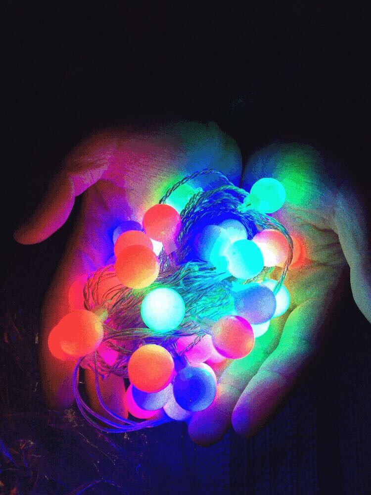 220V 10M 50 LED String Fairy Lights with Cherry Balls Led Lamp Christmas lights for Garden Wedding Party Garland decorations