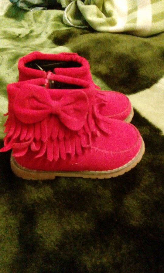 Winter For Children Boots Girl Fashion Fringe Bow Martin boot Children Boots Kid Antislip Sole Nubuck Leather Martin boot shoes