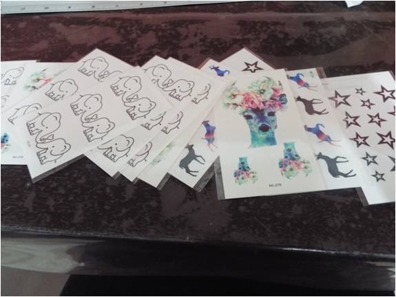 CH139 New Design Flash Tattoo Removable waterproof temporary tattoos Metallic Temporary Tattoo Stickers Temporary Body Art Tatoo