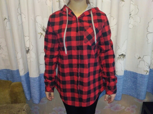 2016 Fashion Women Hoodies Cotton Autumn Winter Coat Long Sleeve Plaid cotton Hoodies Casual button hooded Sweatshirts Oversize