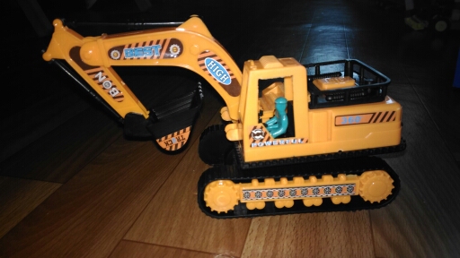 Kids toys with a belt engineering Model car diecast excavator Plastic gift for children boys brinquedos Truck Assembly Recommend