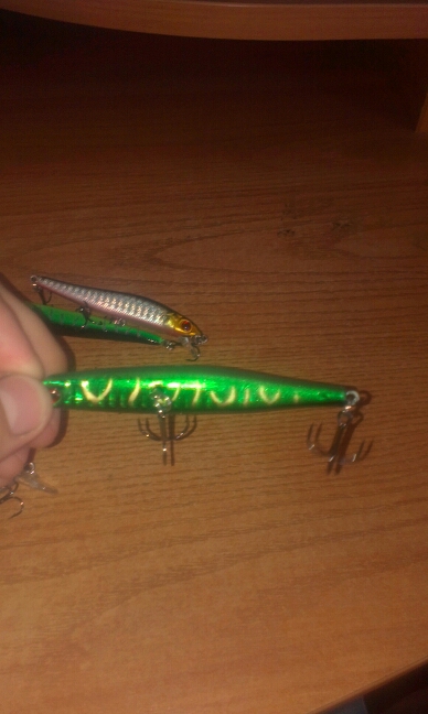 Sealurer Brand New Minnow Fishing Lures 8CM 5.7G 8# Hooks Fish Minnow Lure Tackle Hard Bait Pesca Wobbler Artificial Swim bait
