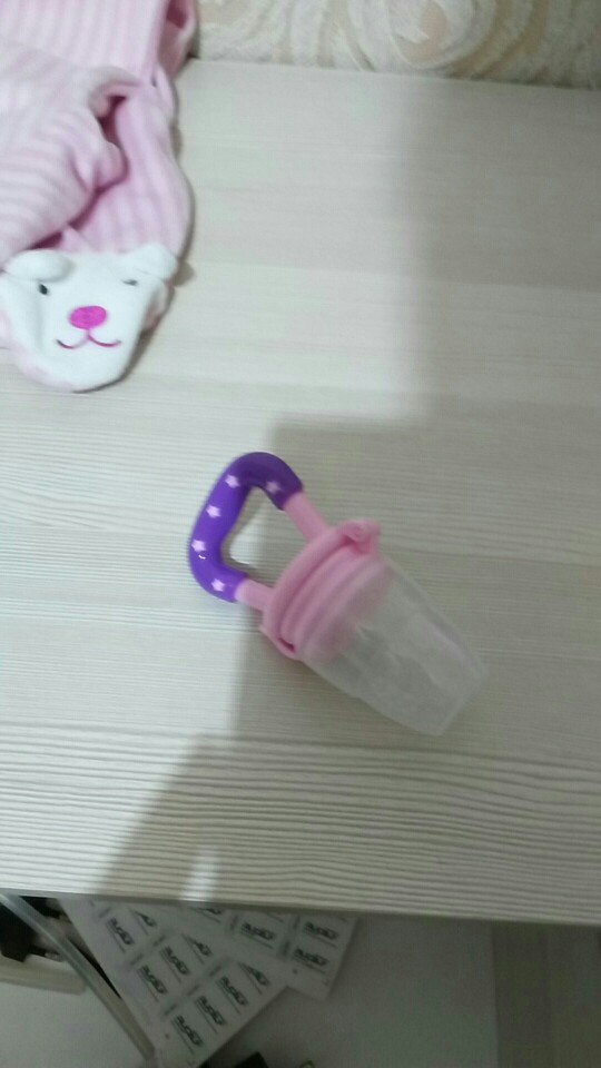 Baby Pacifier Fresh Food Feeder with Cap Feeding Bottles Kids Nipple Safe Supplies  BPA Free 1pc