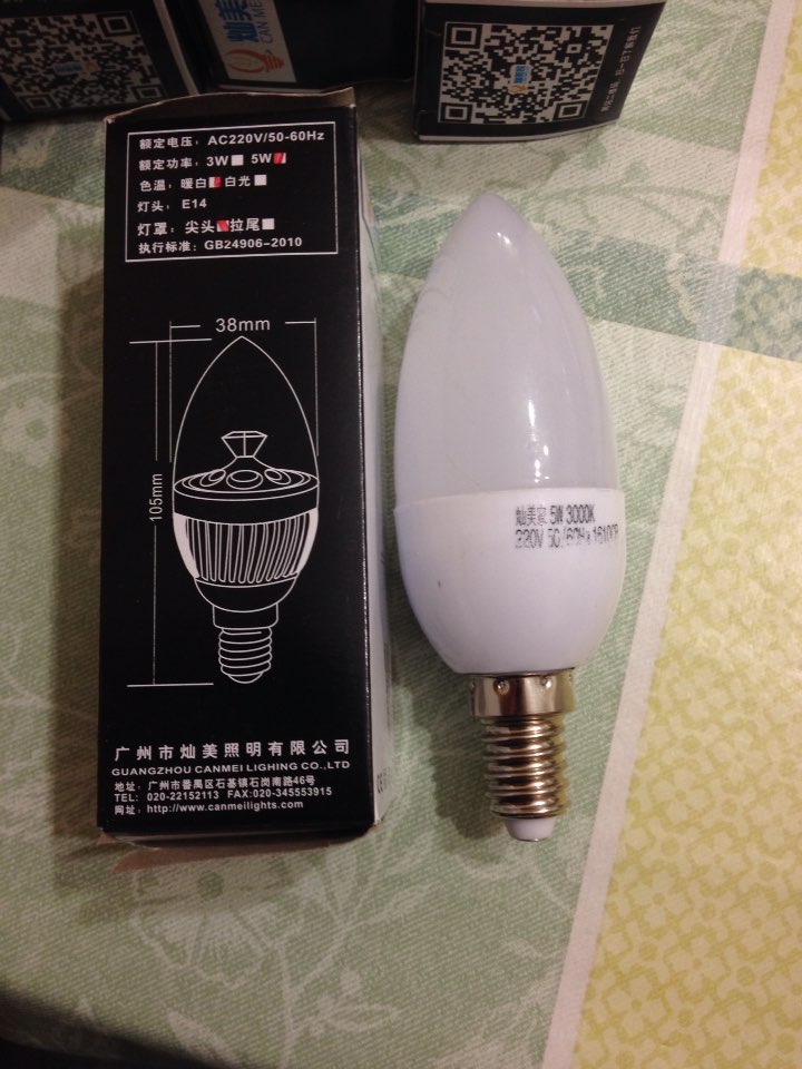1pcs Energy Saving E14 Led Candle Light Bulb Velas Led Lamp 220Volt Decorativas Home Lighting Decoration Led Bulb E14 5W 3W 220V