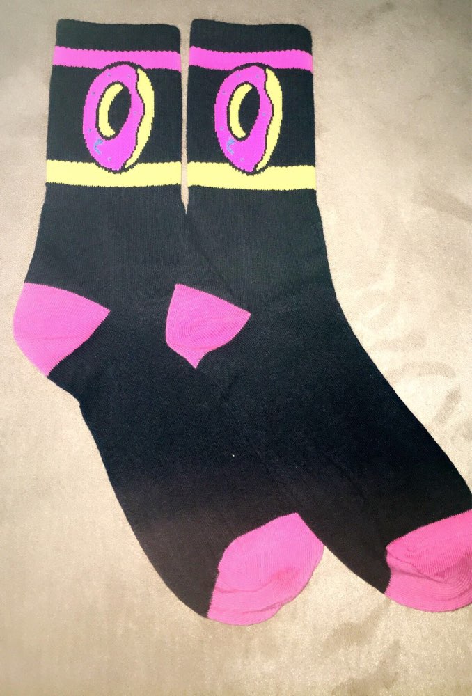 ofwgkta odd future donut graphic men women gosha rubchinskiy cotton long socks novelty skateboard  socks wholesale