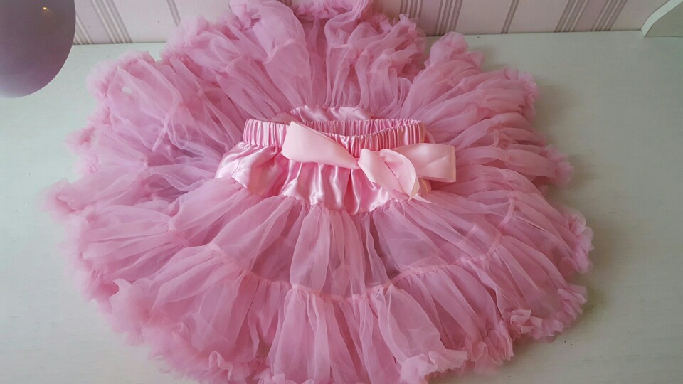 Buenos Ninos Girls Fluffy 2-18 Years Chiffon Pettiskirt Solid Colors tutu skirts girl Dance Skirt Christmas Tulle Petticoat