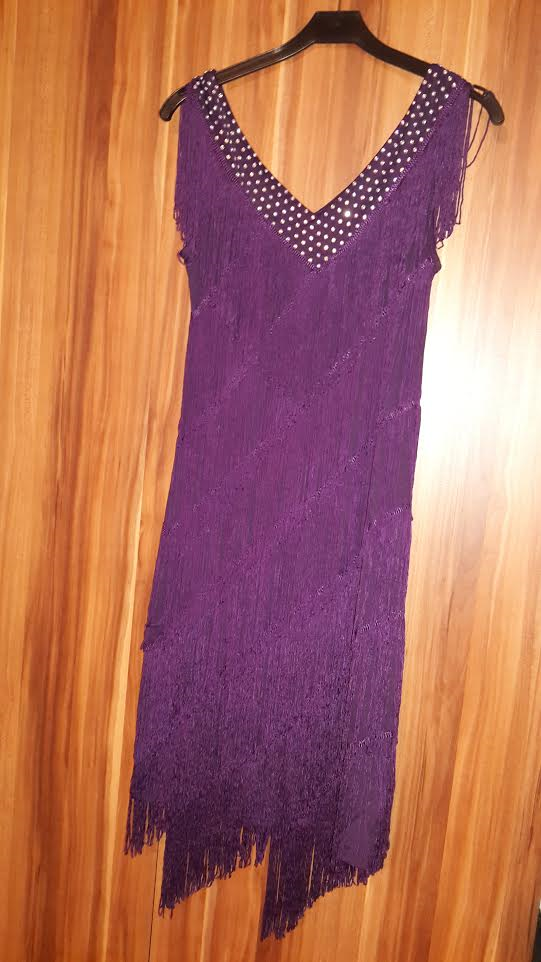 2016 new design fringe lady latin dance dress plain sexy women Sequin Latin Dance Dress for ballroom dancing Vestido latino