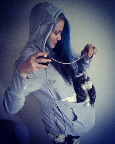 Cat Lovers Hoodies With Cuddle Pouch  Dog Pet Hoodies For Casual Kangaroo Pullovers With Ears Sweatshirt 4XL Drop Shipping