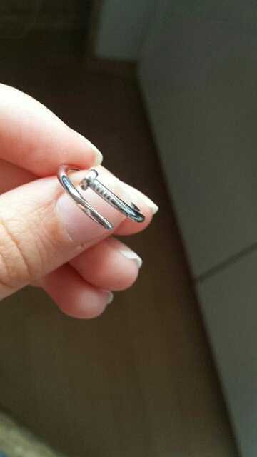 2016 Free Shipping Silver Personality Nail Ring 925 Silver Ring For Women Jewelry Finger Ring For Party Birthday Gift