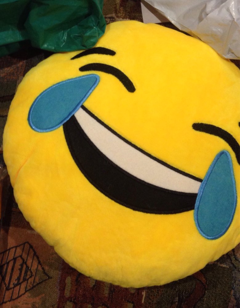 Funny Cute emoji pillow plush pillow coussin cojines emoji gato Round Cushion emoticonos smiley Pillows Stuffed Plush almofada