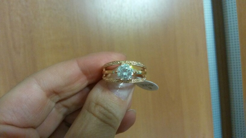 17KM Austrian Crystals Ring Gold Color anelli Flower Ring bague Engagement anillos anel Rings for Women wedding ring Dropship