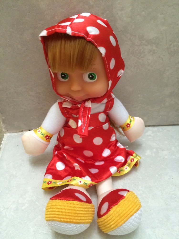 2016 new high quality 22cm New Arrival Russian Masha and Bear plush Dolls Baby Children Best Stuffed & Plush Animals Gift