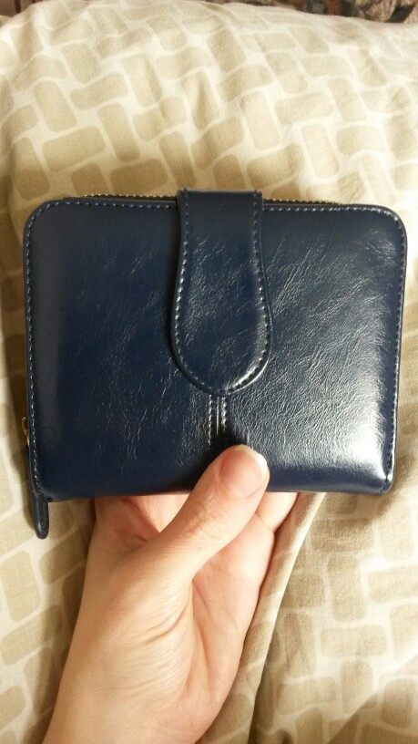 Genuine Real Leather Women Short Wallets Small Wallet Zipper Coin Pocket Credit Card Wallet Female Purses Money Clip 5N12-03