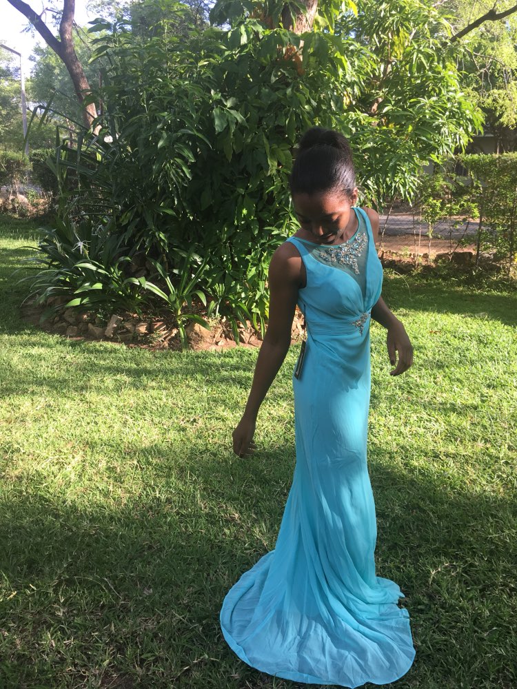 Ever Pretty Evening Dresses EP08732 Women Elegant Baby Blue Sleeveless Sexy Back V Neck 2017 New arrival Long Evening Dresses