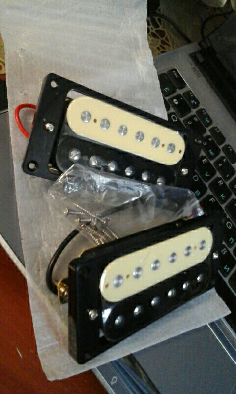 2Pcs/set Zebra Faced electric guitar humbucker pickups Double Coil Complete musical instruments Guitar parts accessories