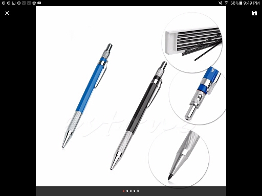 New 2mm 2B Lead Holder Automatic Mechanical Drafting Draughting Pencil 12x Leads