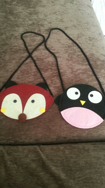 2016 New Kids Fabrics Cute Cartoon Purse Bag Little Girl Small Bag Children's Animal decorated Messenger Bag Gift for Kids