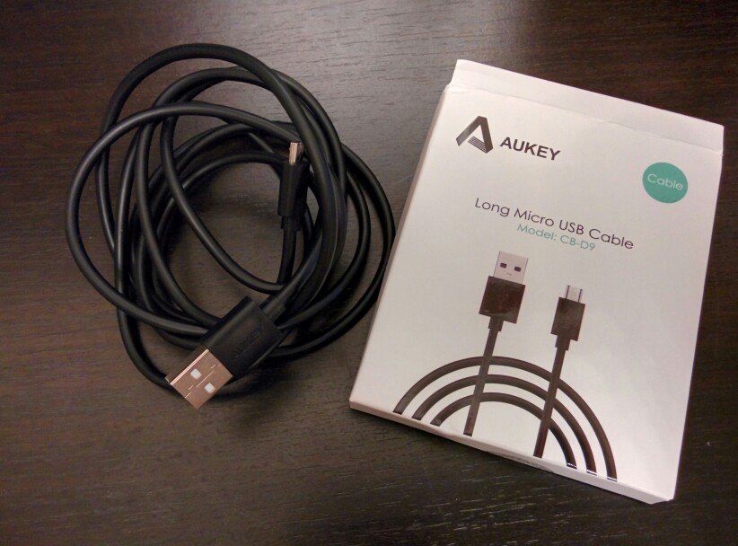 AUKEY 2m Micro USB Cable Universal Quick Charge Cable Charging Adapter for Samsung galaxy S6 7 S5 Sony HTC Xiaomi Smartphone etc