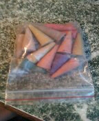 20 Pieces Mix Fragrance Cone Incense Stowage Colorful Fragrance Incense Cones Rose Scent Tower Incense Potpourri