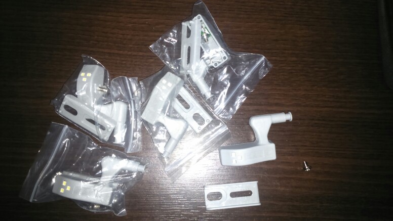 Brand NED Universal Kitchen Bedroom Living room Cabinet Cupboard Closet Wardrobe 0.25W Inner Hinge LED Sensor Light System