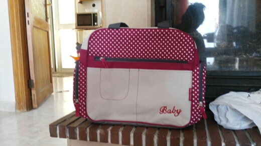hot Stylish dot printing diaper bags Shoulder Messenger multifunctional mummy big stroller bag maternity handbag nappy baby bags