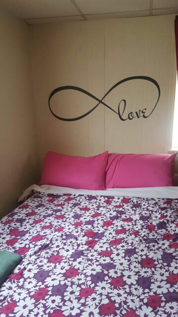 Super Deal 22*60CM/44*120CM Bedroom Wall Stickers Decor Infinity Symbol Word Love Vinyl Art wall sticker decals decoration HYM02