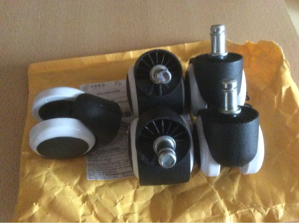 NAIERDI 5pcs 50KG Universal Mute Wheel 2" Replacement Office Chair Swivel Caster Rubber Rolling Rollers Wheel Furniture Hardware