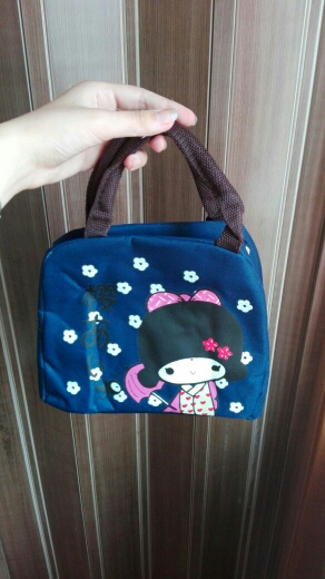 ideaBee Hot Portable Travel Canvas Lunch Bag Cute Insulated Cold Oxford Cloth Picnic Totes Cartoon Carry Case Free Shipping