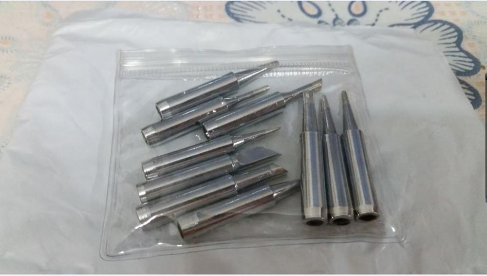 IMC hot 10 pcs Uk Common Solder Soldering Iron Tip for Hakko Station 900M 933