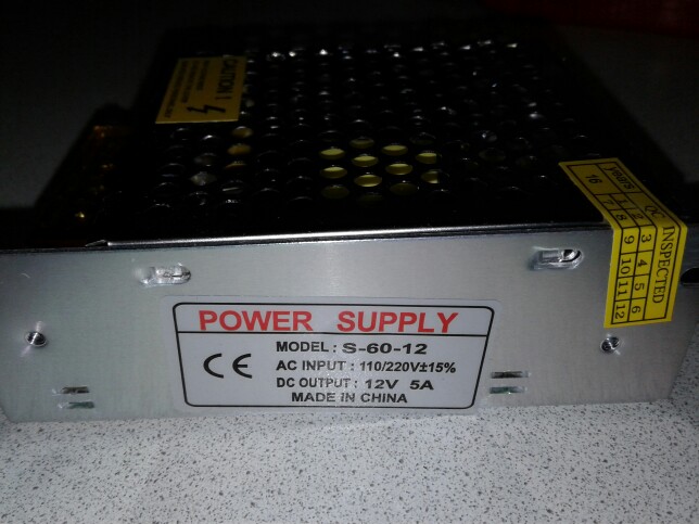 IMC hot 60W Switching Switch Power Supply Driver for LED Strip Light DC 12V 5A