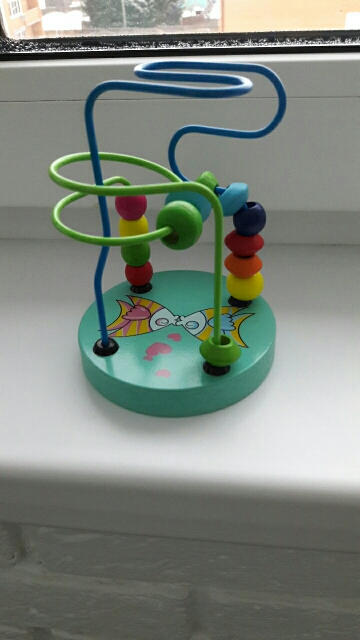 Brinquedos wooden toys Children Kids Baby Colorful Wooden Mini Around Beads Educational Toy Funny Gift wholesale