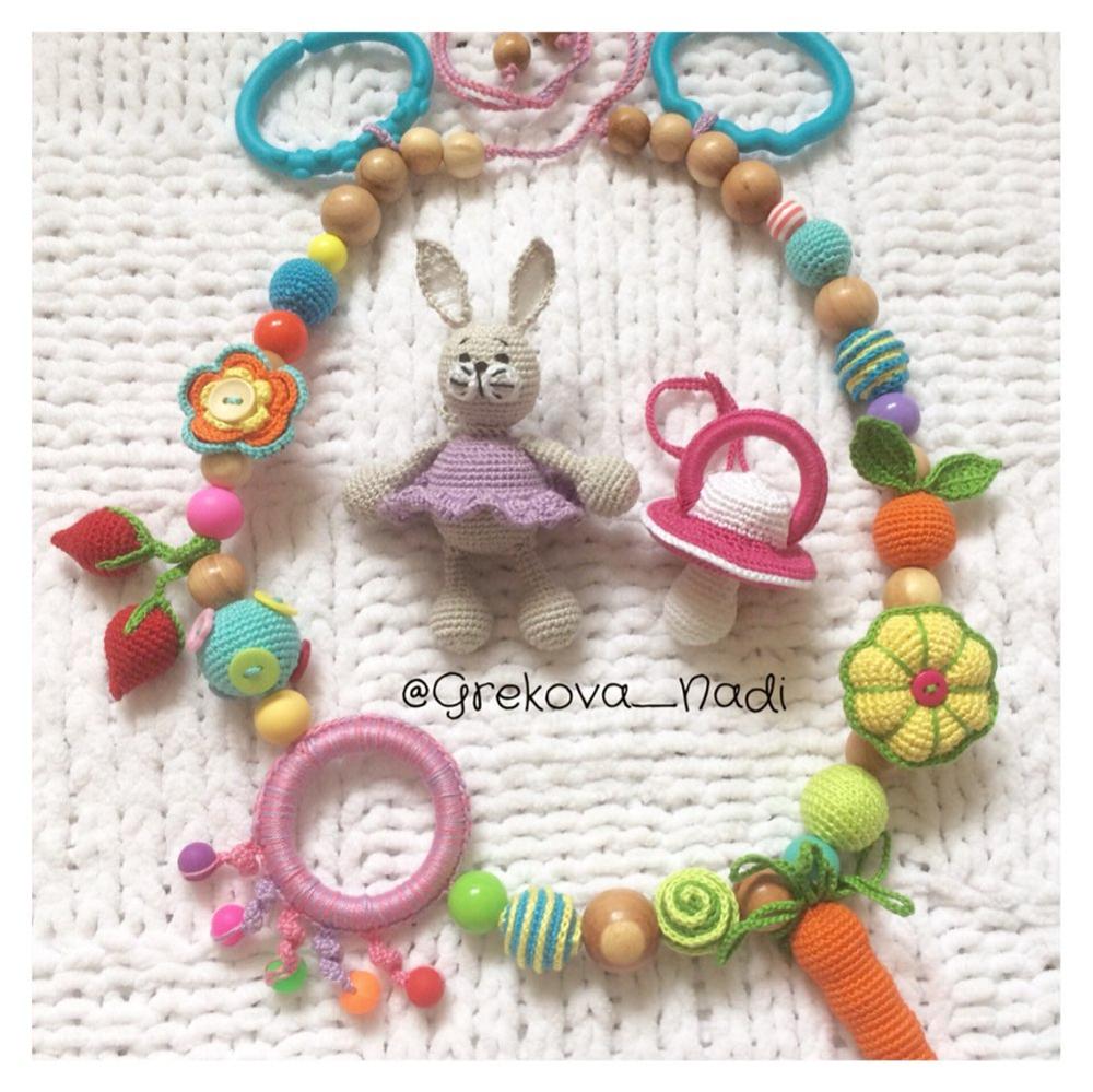 Hot 24pcs Baby Teether Toy Baby Rattle Colorful Rainbow Rings Crib Bed Stroller Hanging Decoration Toys Gift for children Baby