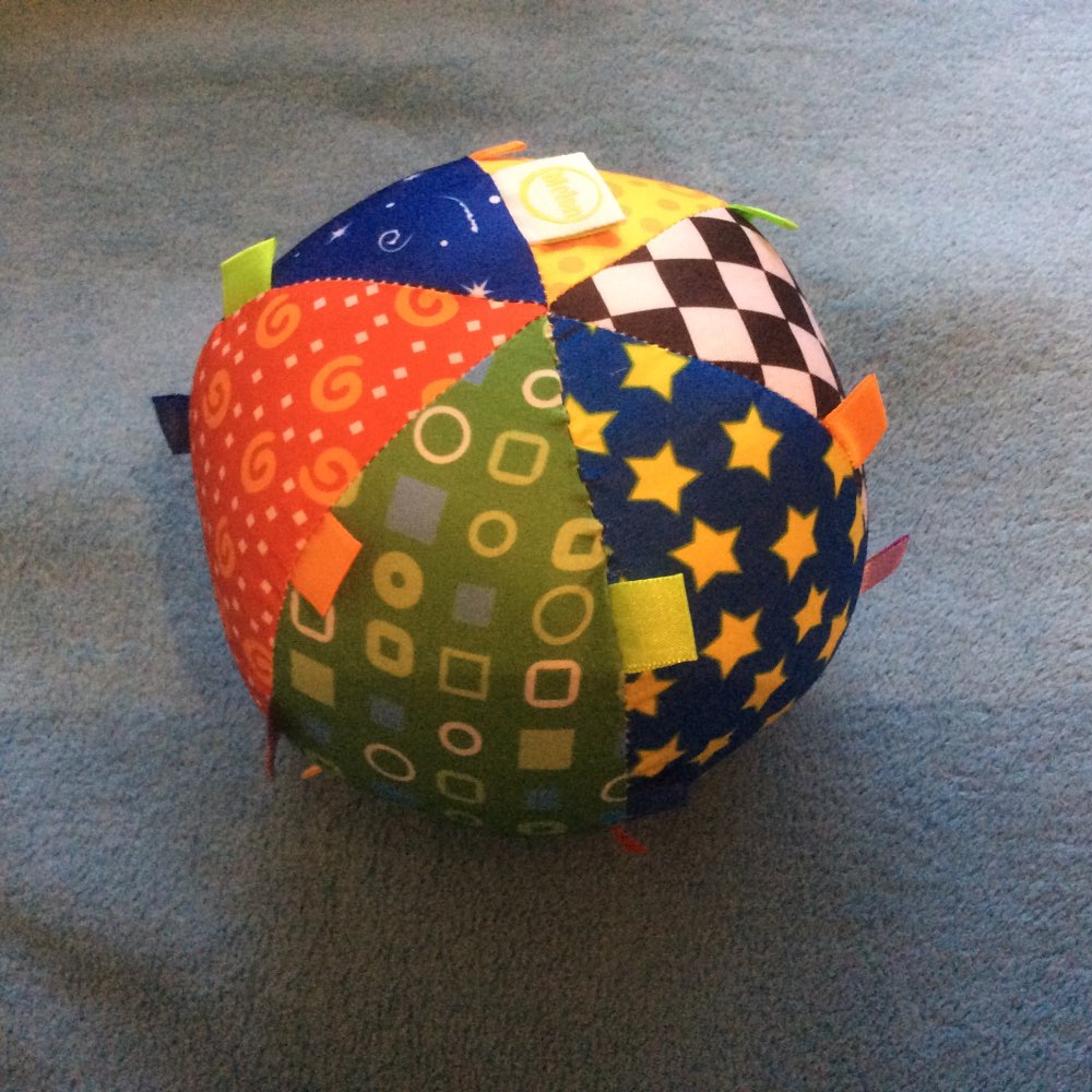 Funny Colorful six color Baby Children's Ring Bell Ball Baby Toy Ball rattles Develop Educational cotton Bell Ball Toys Grasping