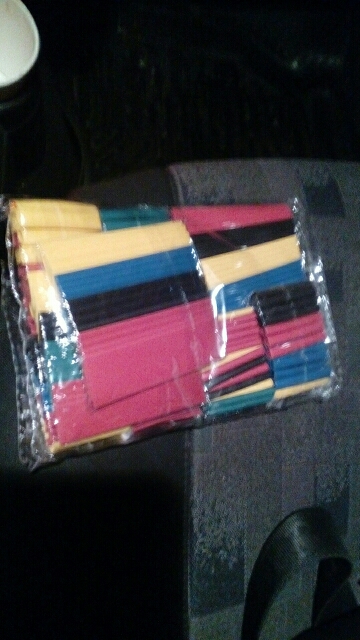 J34 Free Shipping 328 Pcs Assorted Heat Shrink Tube 5 Colors 8 Sizes Tubing Wrap Sleeve