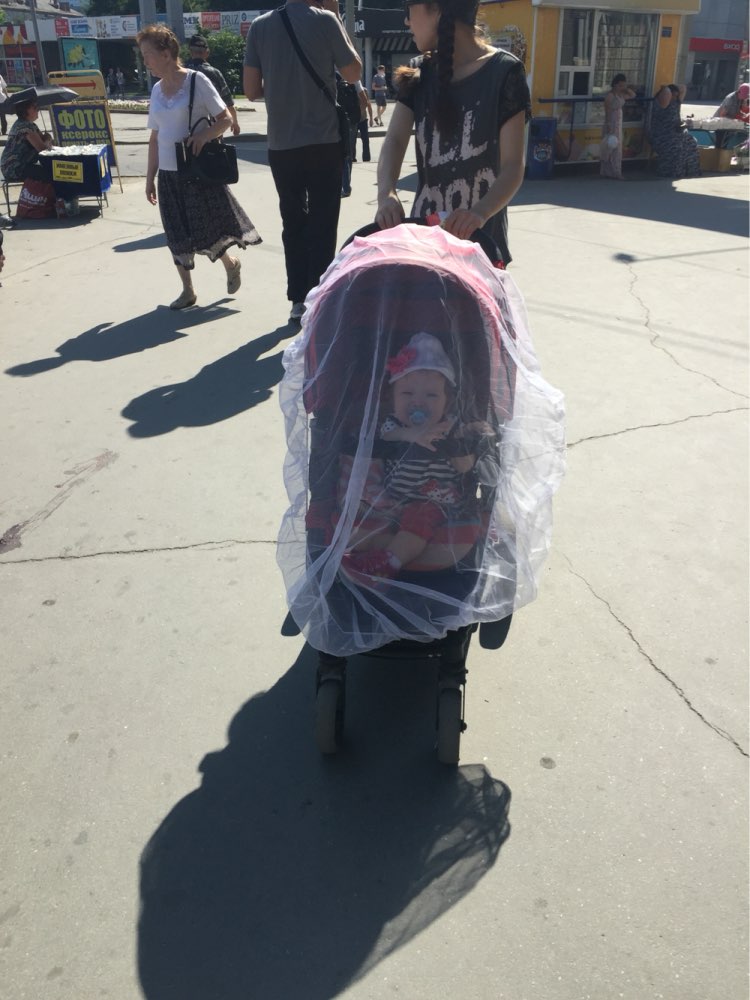 Baby Infant Kids Stroller Pushchair Outdoor Mosquito Insect Net Mesh Buggy Cover  HP42