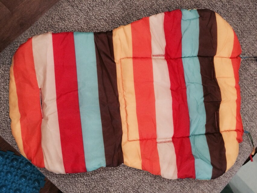 2015 Brand New  Waterproof Rainbow Baby Kids Car Seat Liner Padding Pram Stroller Cushion Pad  76VP