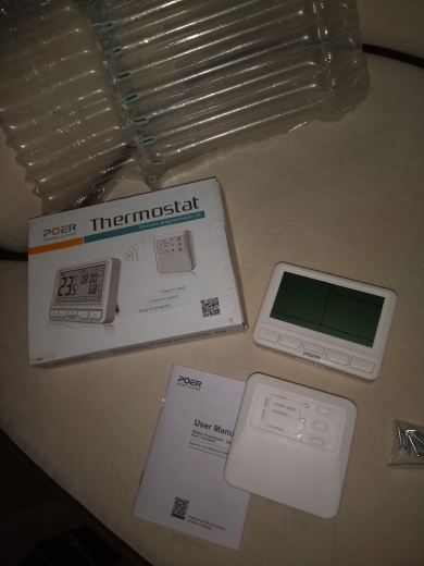 433MHz boiler home room controller wireless wifi digital thermostat weekly programmable for warm underfloor heating