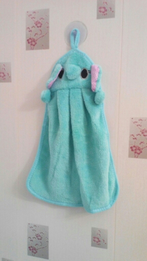 Cute Animal Microfiber Kids Children Cartoon Absorbent Hand Dry Towel Lovely Towel For Kitchen Bathroom Use